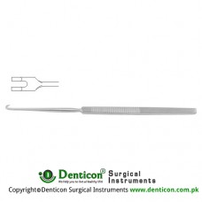 Wound Retractor 2 Blunt Prongs - Large Curve Stainless Steel, 16.5 cm - 6 1/2" Width 7.5 mm